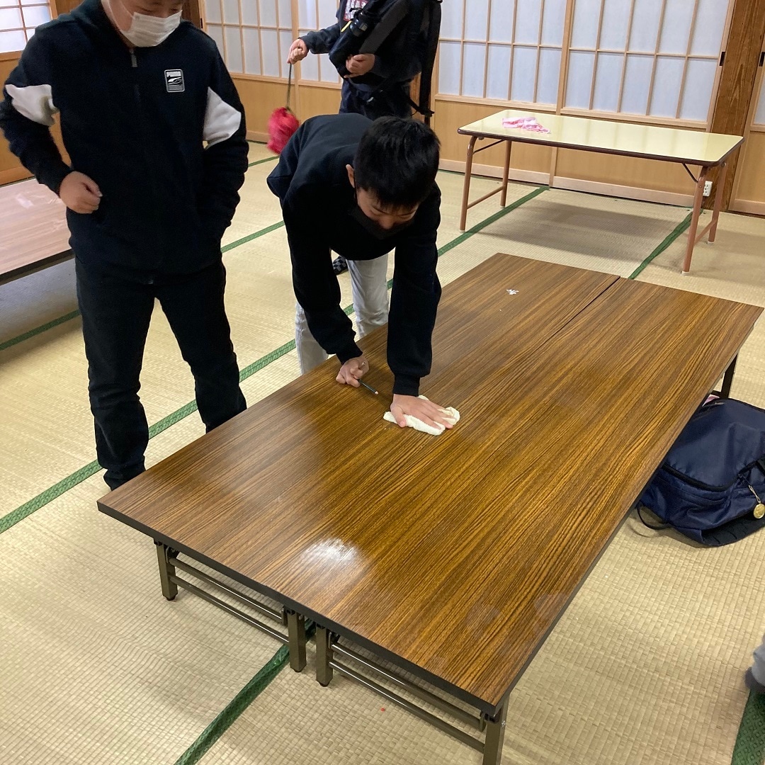 02テーブル拭き