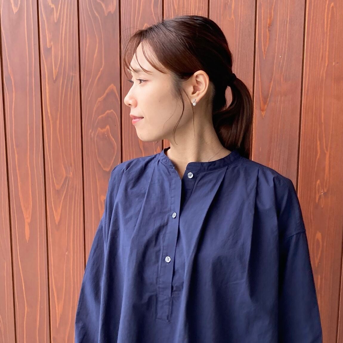 【いわて生協盛岡向中野】身長170㎝cm 菜々さん　撥水チノサンドベージュ_JW99hb