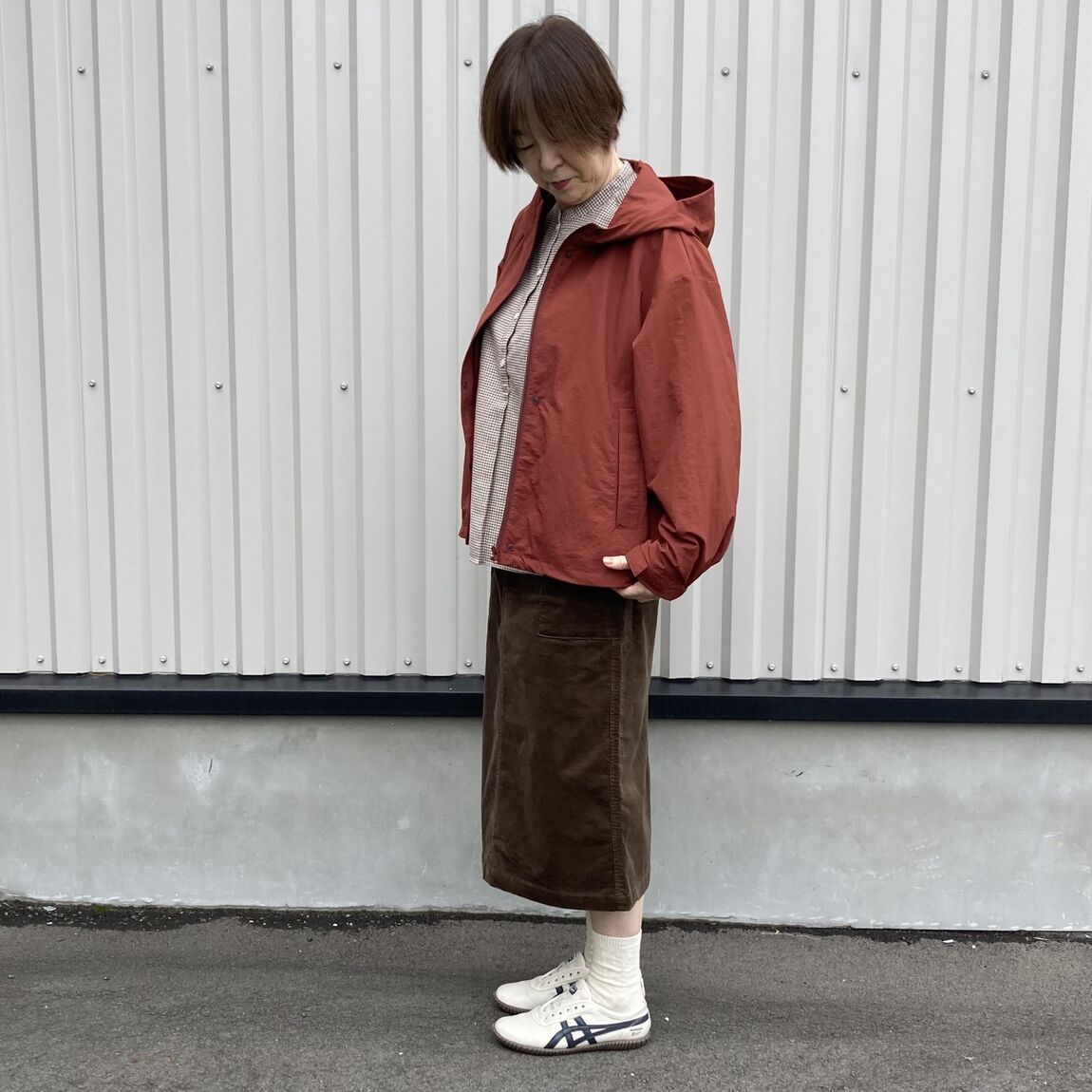 【いわて生協盛岡向中野】身長170cm 由美さん撥水ジャケット_3ZY6Tr