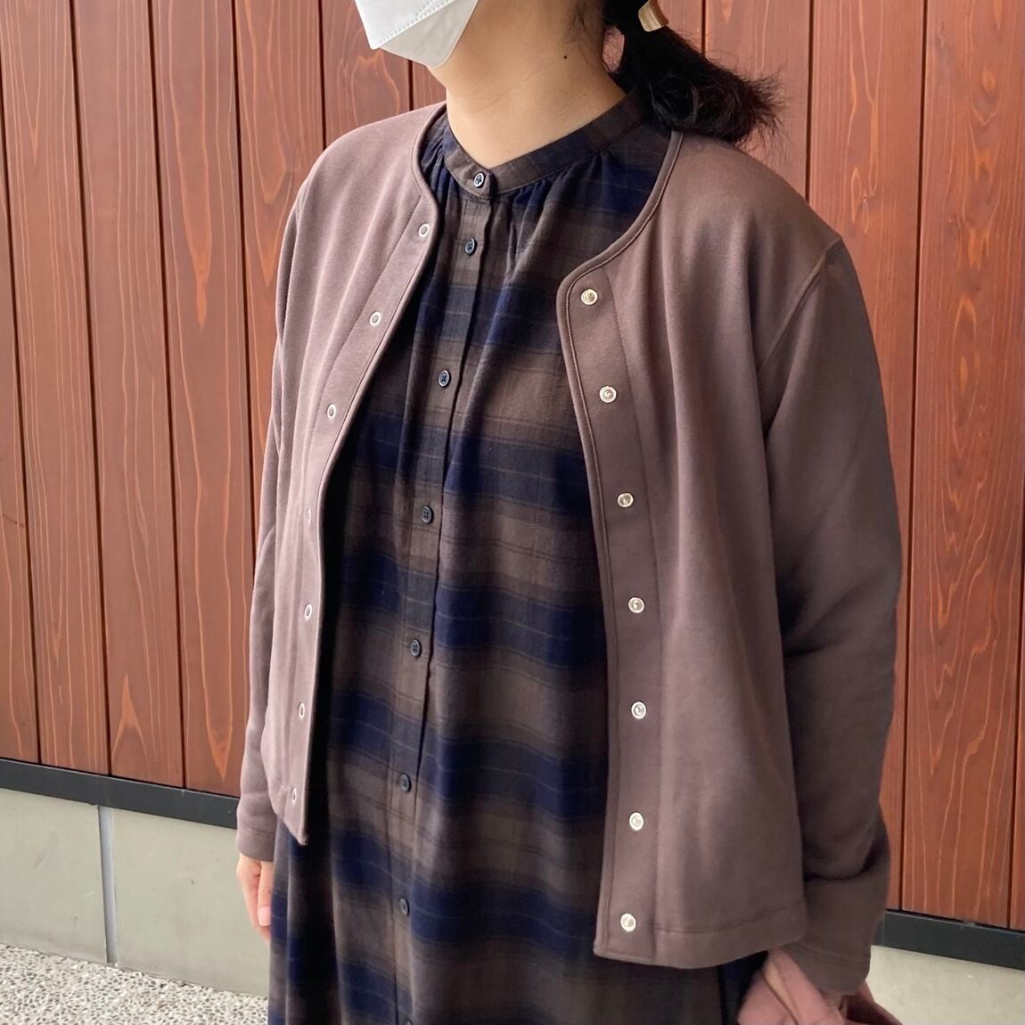 【いわて生協盛岡向中野】身長168cm フランネルワンピース_GHsEn0