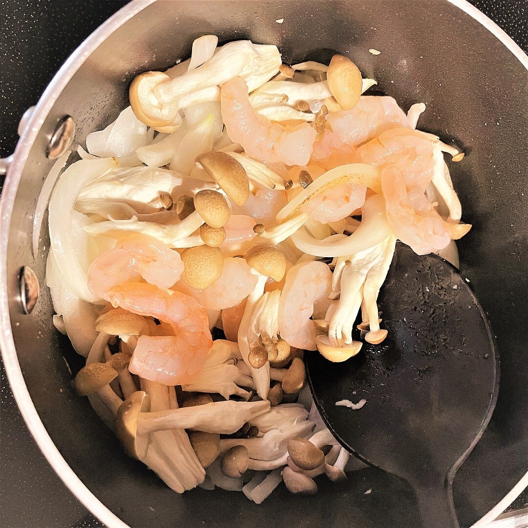 【エスパル福島】ひとり分からつくれる鍋の素を使った『ビスクライス』