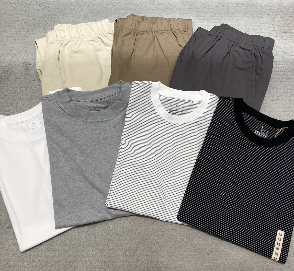 天竺編みクルーネック半袖Tシャツ