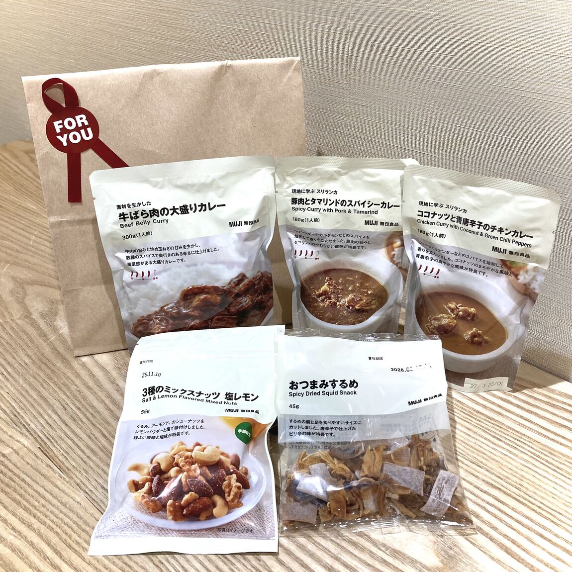 【燕】ギフトおすすめ案3 カレー3種とおつまみ2種せっと