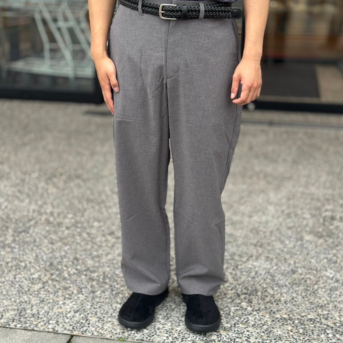 【いわて生協盛岡向中野】身長171cm 堀切　ニット五分袖ポロ_8qa3jI