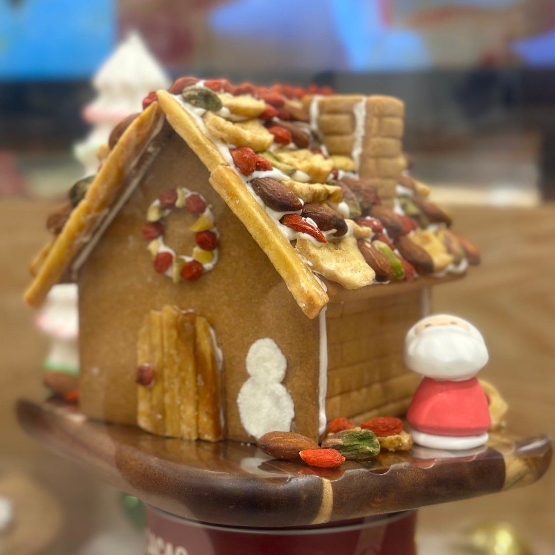 ヘクセンハウスでつくられたサンタの家