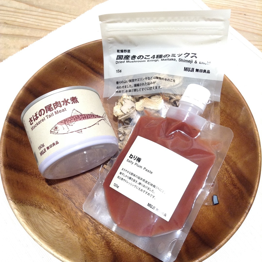 【ザ・モール仙台長町】　サバの缶詰　ねり梅　乾燥野菜