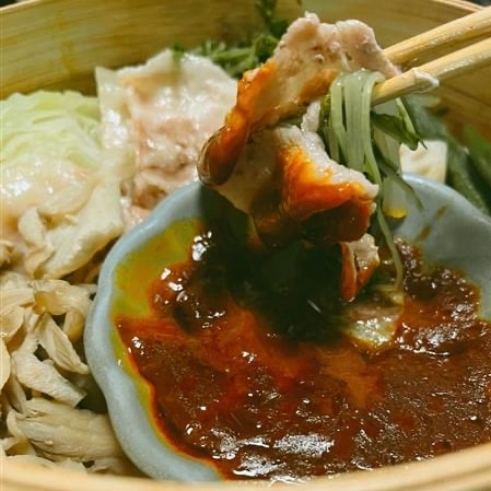 【アリオ加古川】新商品！せいろ料理と合わせて温めて食べるソースを試してみました！_ySWNF1