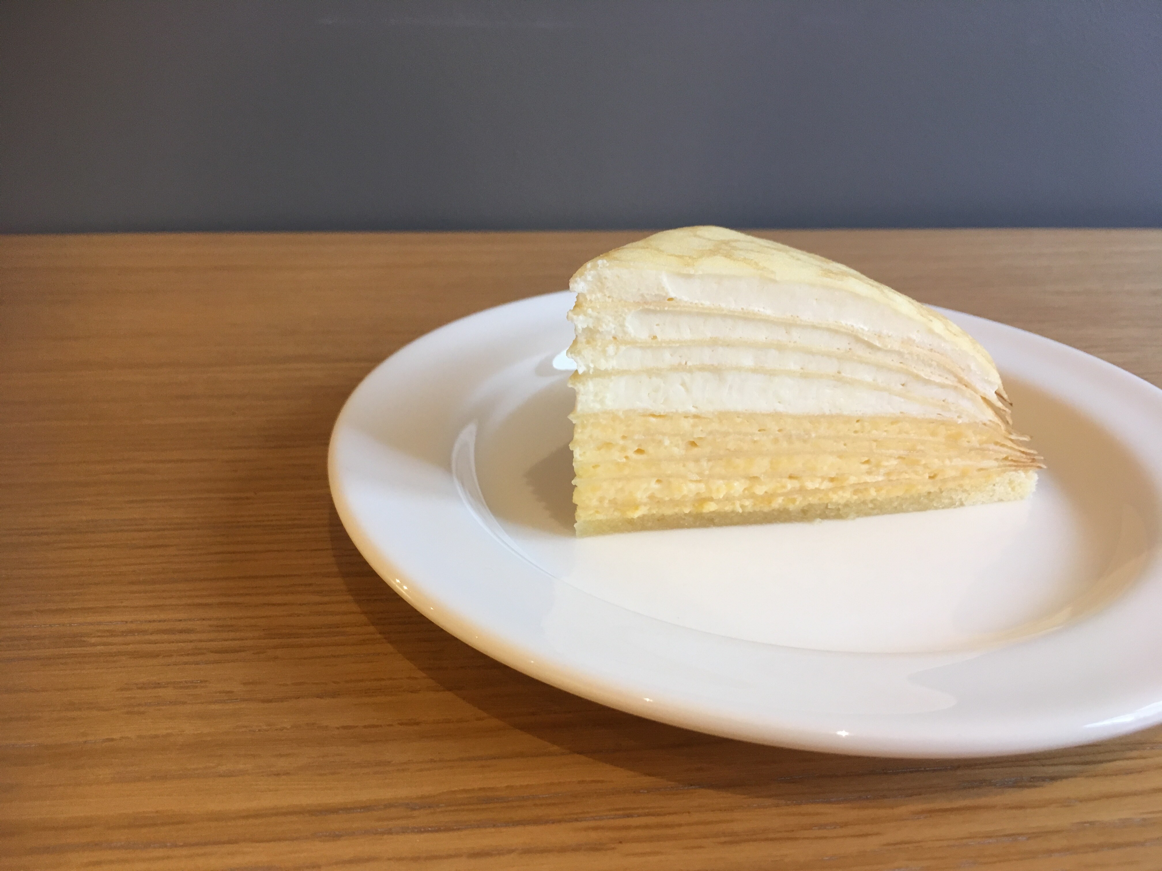【Café＆MealMUJIシエスタハコダテ】甘さすっきりミルクレープ①
