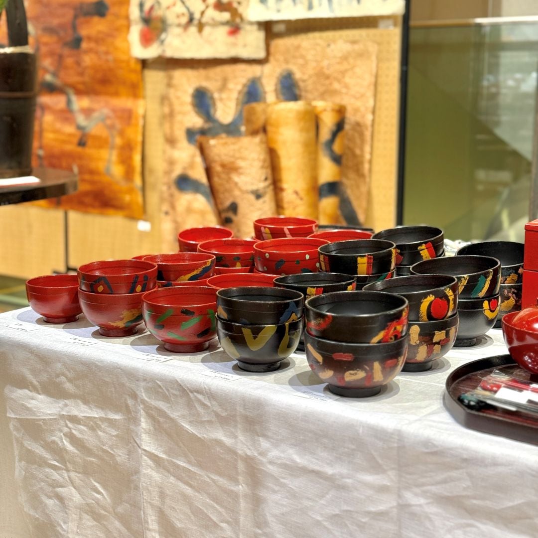 【銀座】山岸 厚夫 漆器展 〜日常使いの漆器と漆絵〜 開催中　
