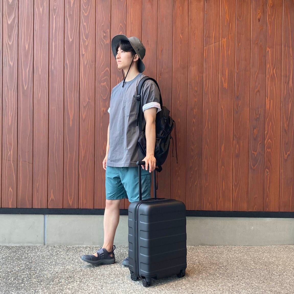 【いわて生協盛岡向中野】身長171cm 堀切りさんサファリハット_C8J9Ki