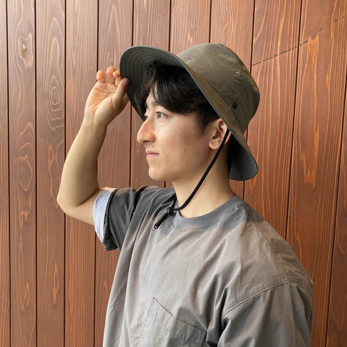 【いわて生協盛岡向中野】身長171cm 堀切りさんサファリハット_SUdPk5