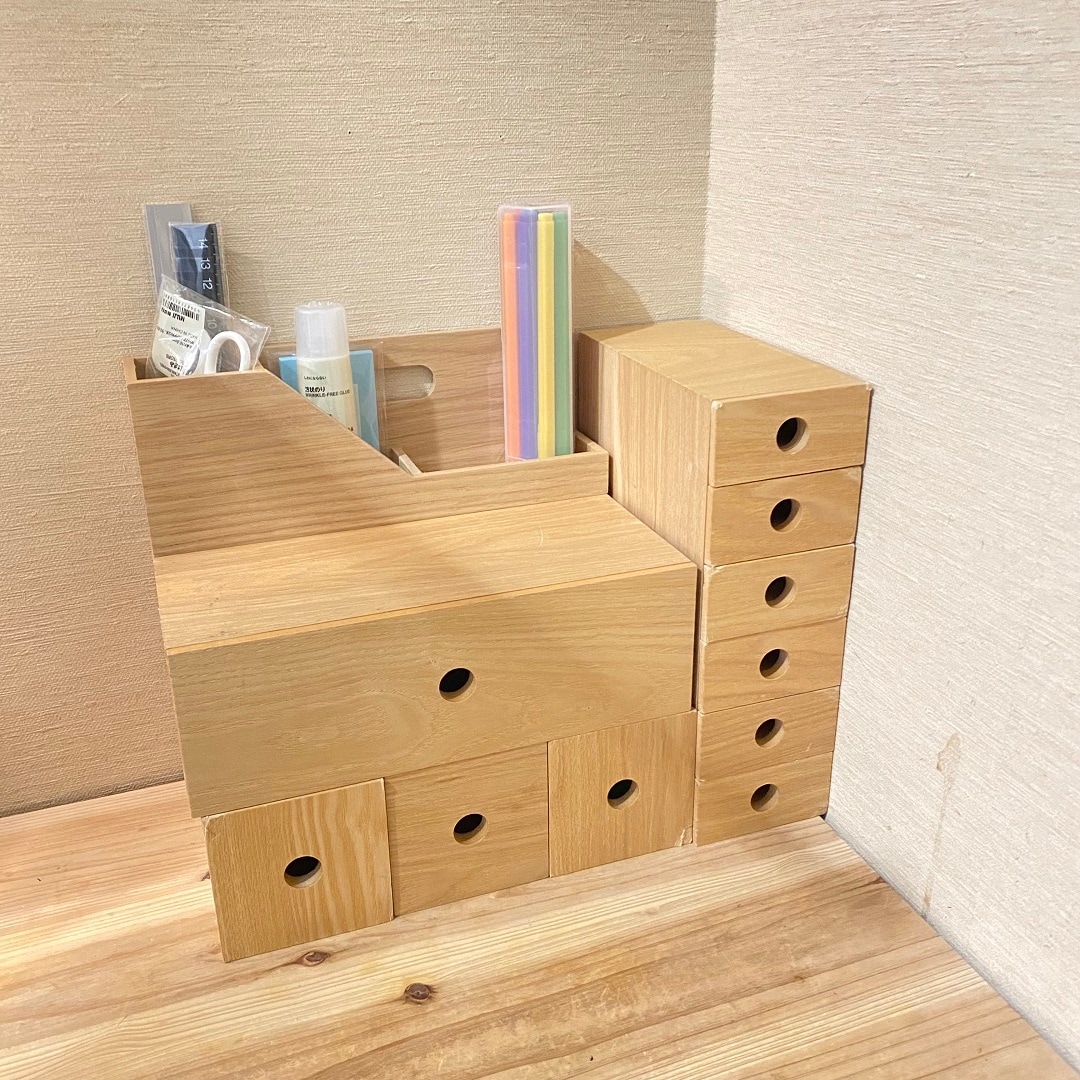 【イオンモール桑名】 ぬくもり感じる木製収納で、統一感のあるお部屋に。