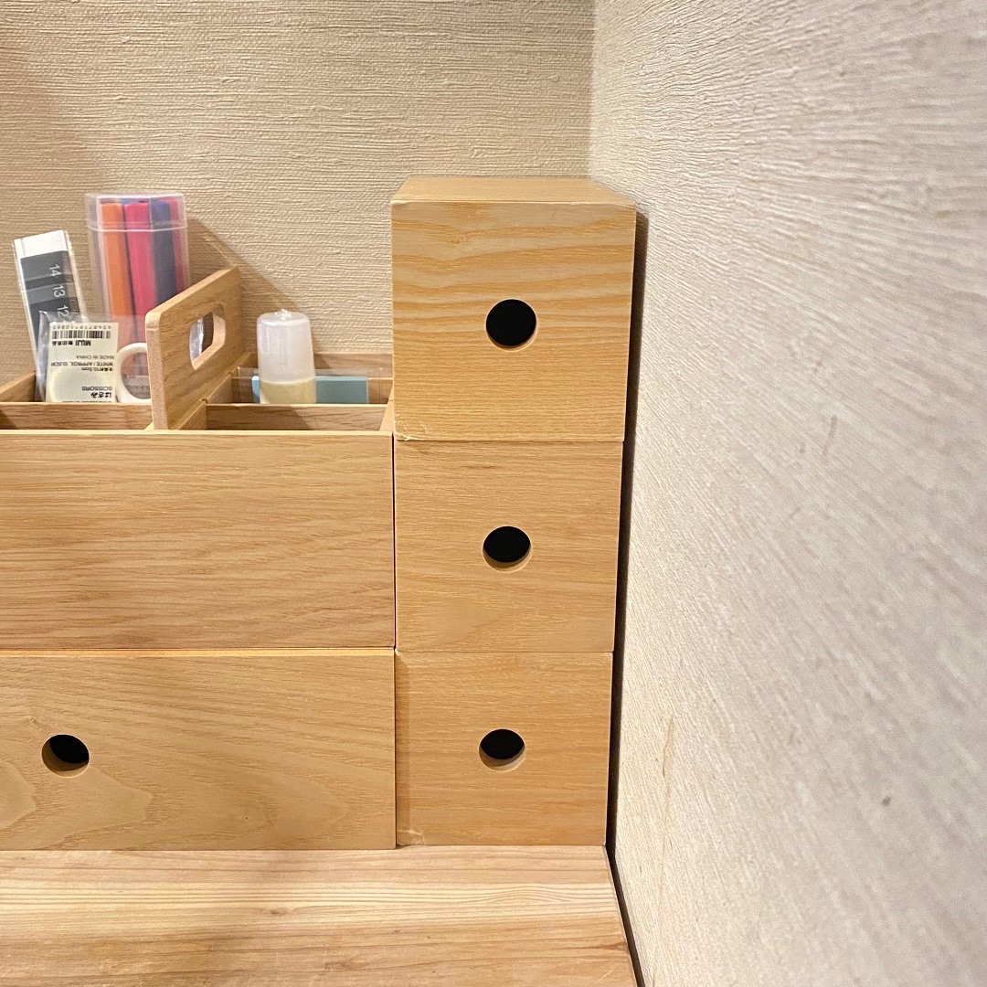 【イオンモール桑名】 ぬくもり感じる木製収納で、統一感のあるお部屋に。