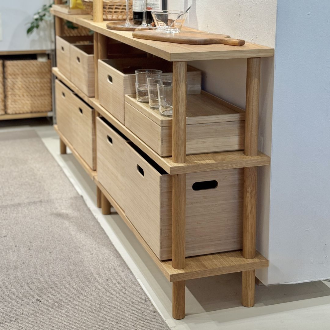 【銀座】軽くてコンパクトな木製シェルフ | 5F 家具