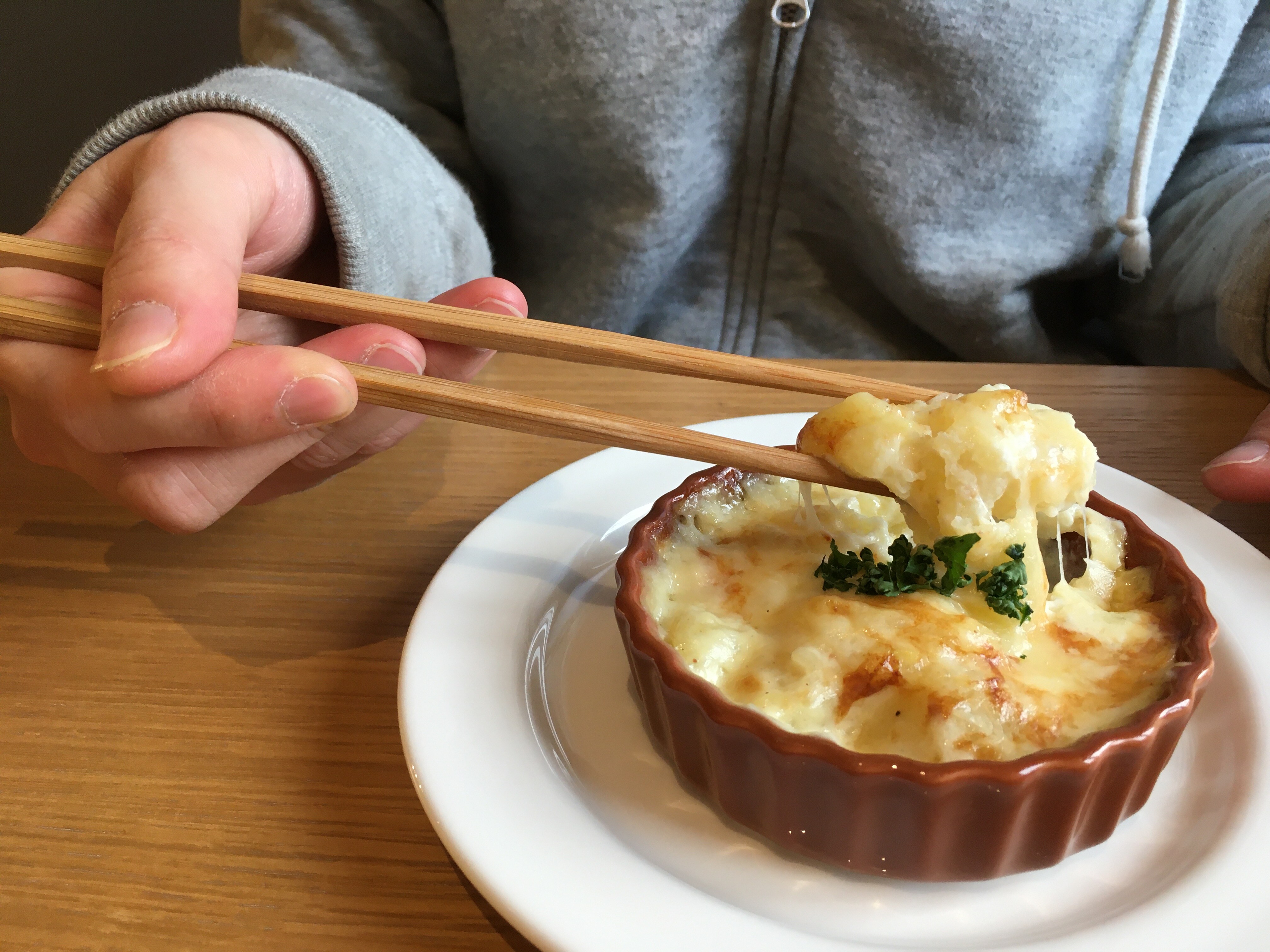 【シエスタハコダテ】ミール　チーズグラタン③