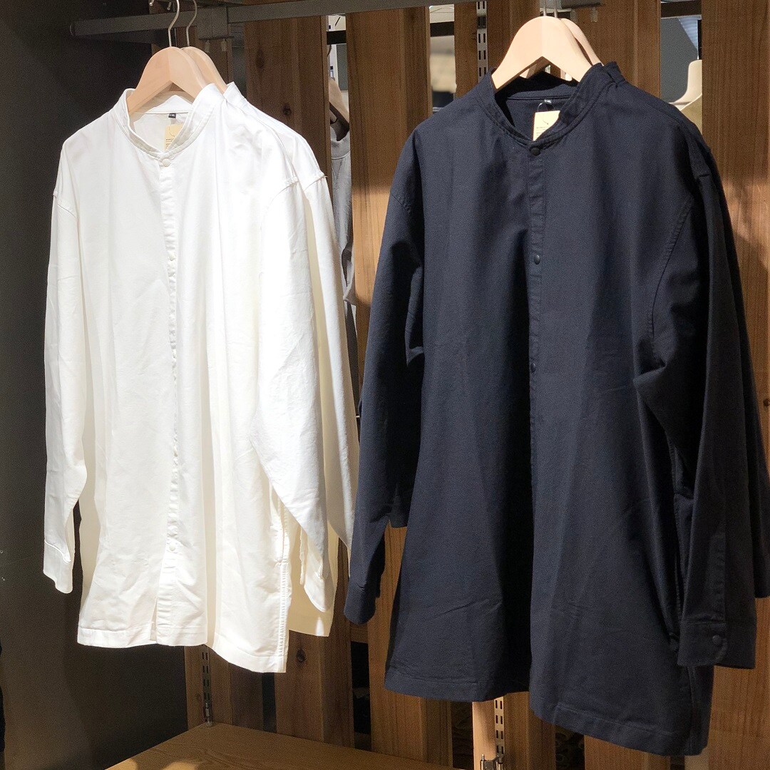 大宮マルイ コート感覚で軽く着られるロングシャツ 無印良品