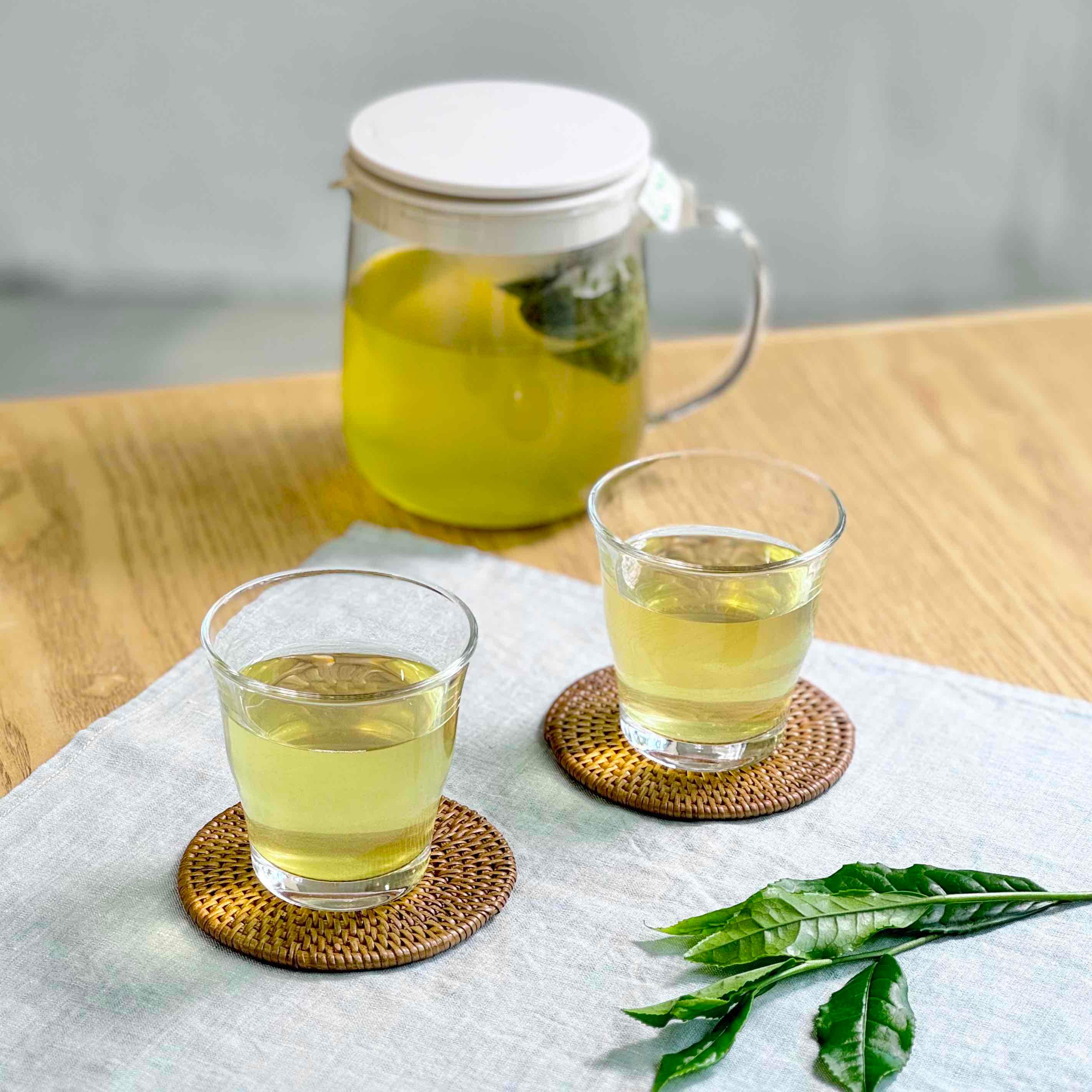 温かいお茶