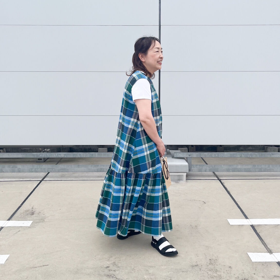 横