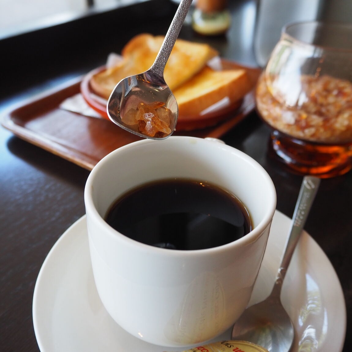 淹れたてコーヒー