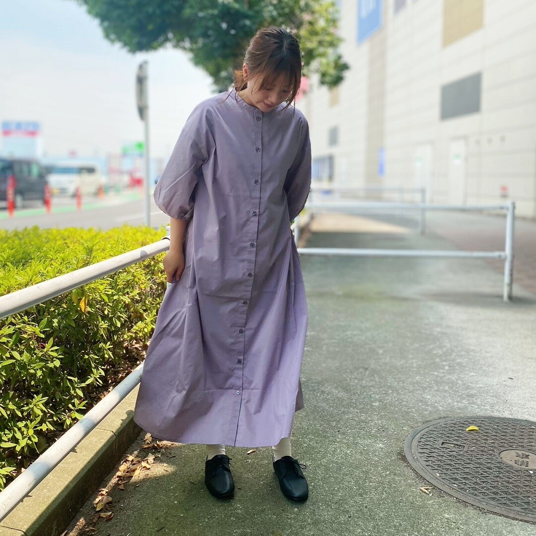 【イオンモール浦和美園】七分袖ワンピーススタイリング前閉じ