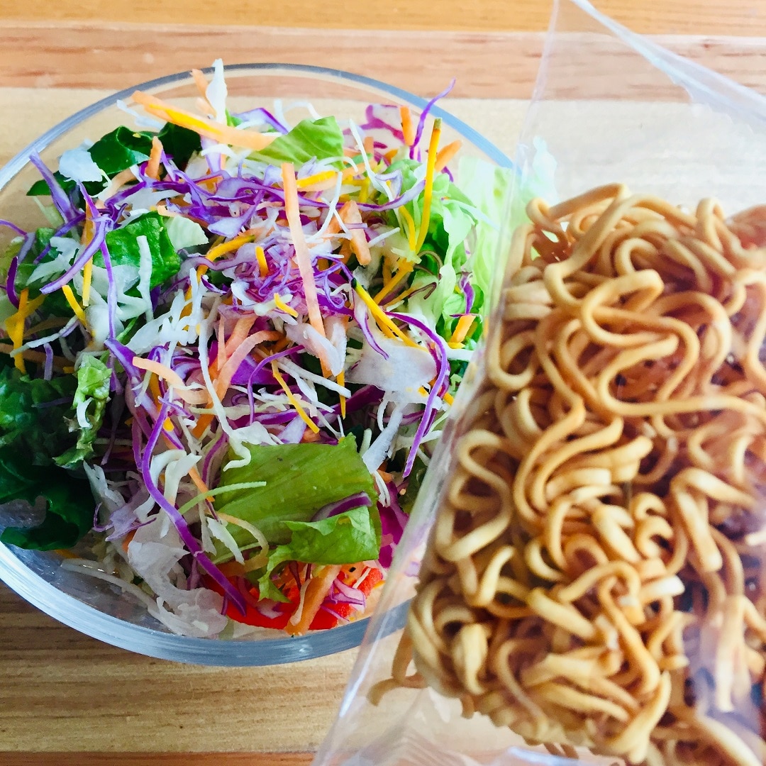 【西友浦安】ミニラーメン、ちょっとアレンジ