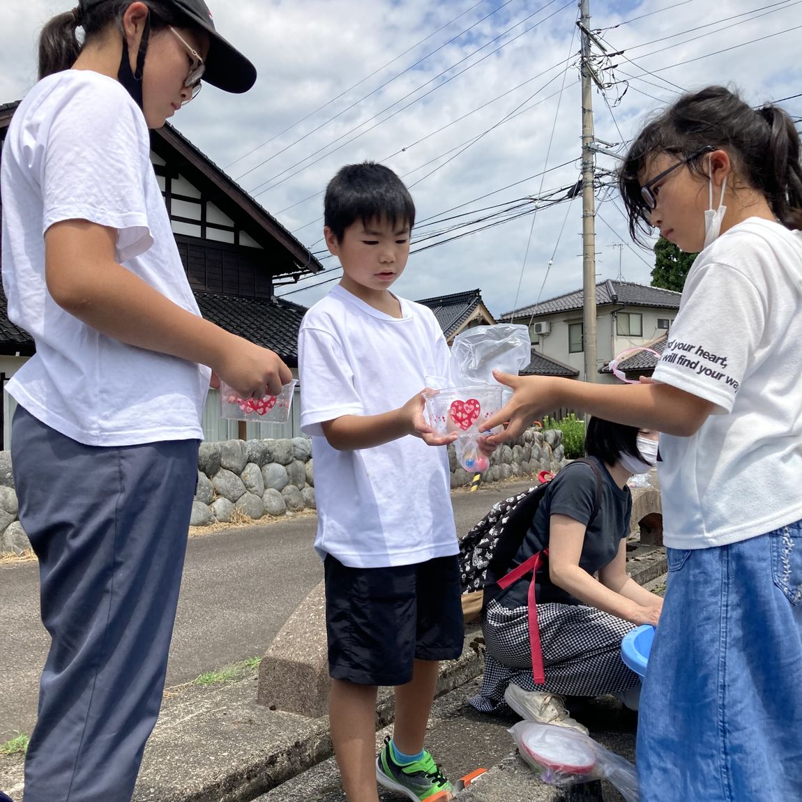 お祭りでのお子さんの様子