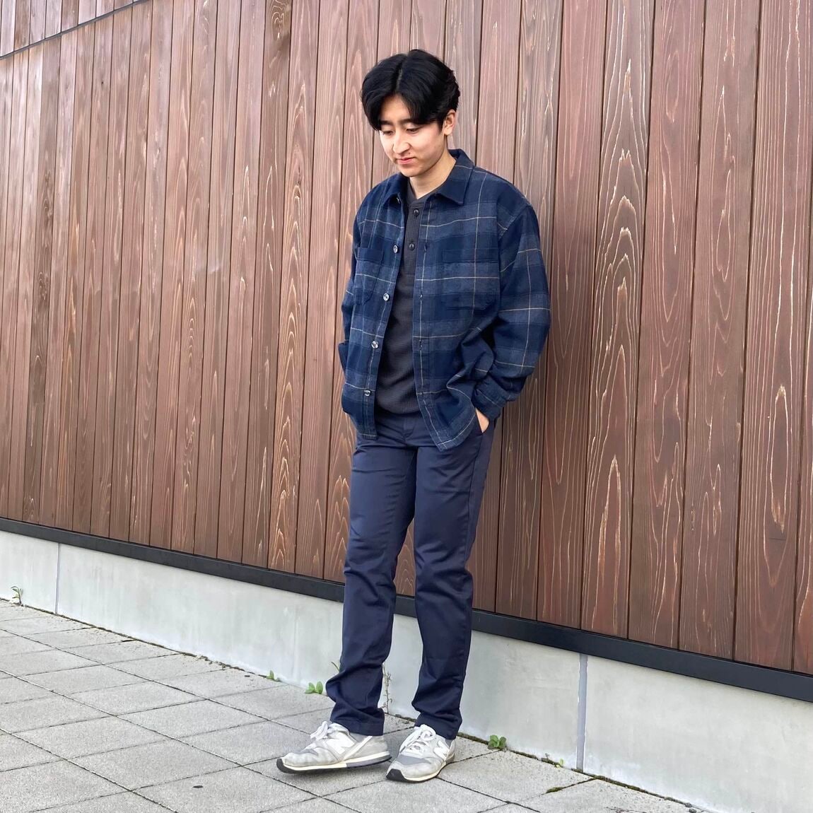 堀切　フランネル　ワッフルヘンリー_CeU9a1