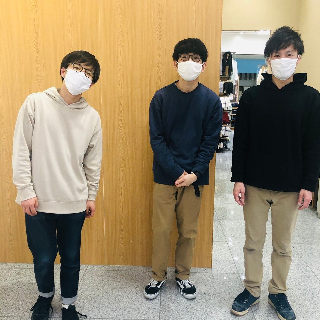 度詰め男子