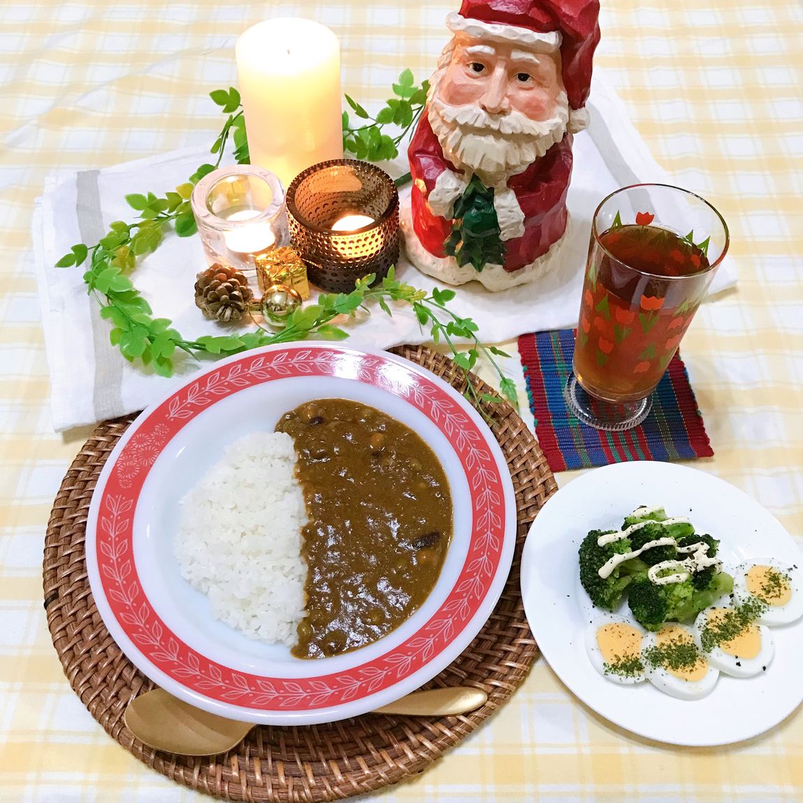 サンタさんと猪肉のカレー