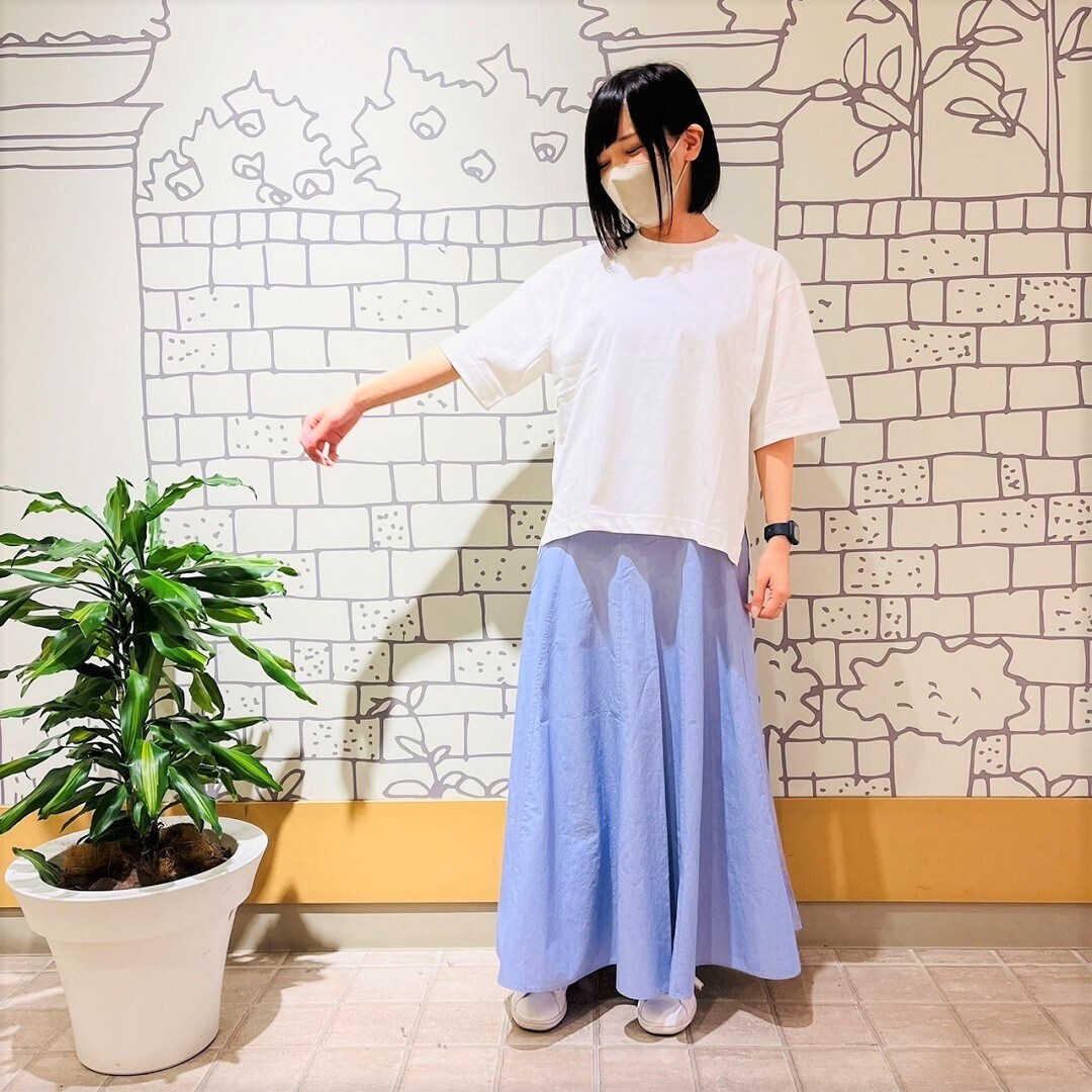 【モレラ岐阜】今週のコーデ　涼感ワイドTシャツ