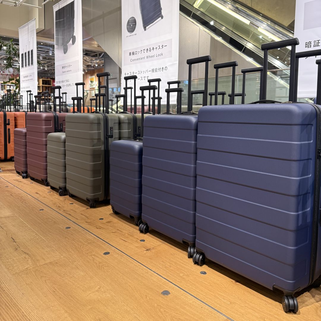 【銀座】キャリーケースに新しいカラーが加わりました
