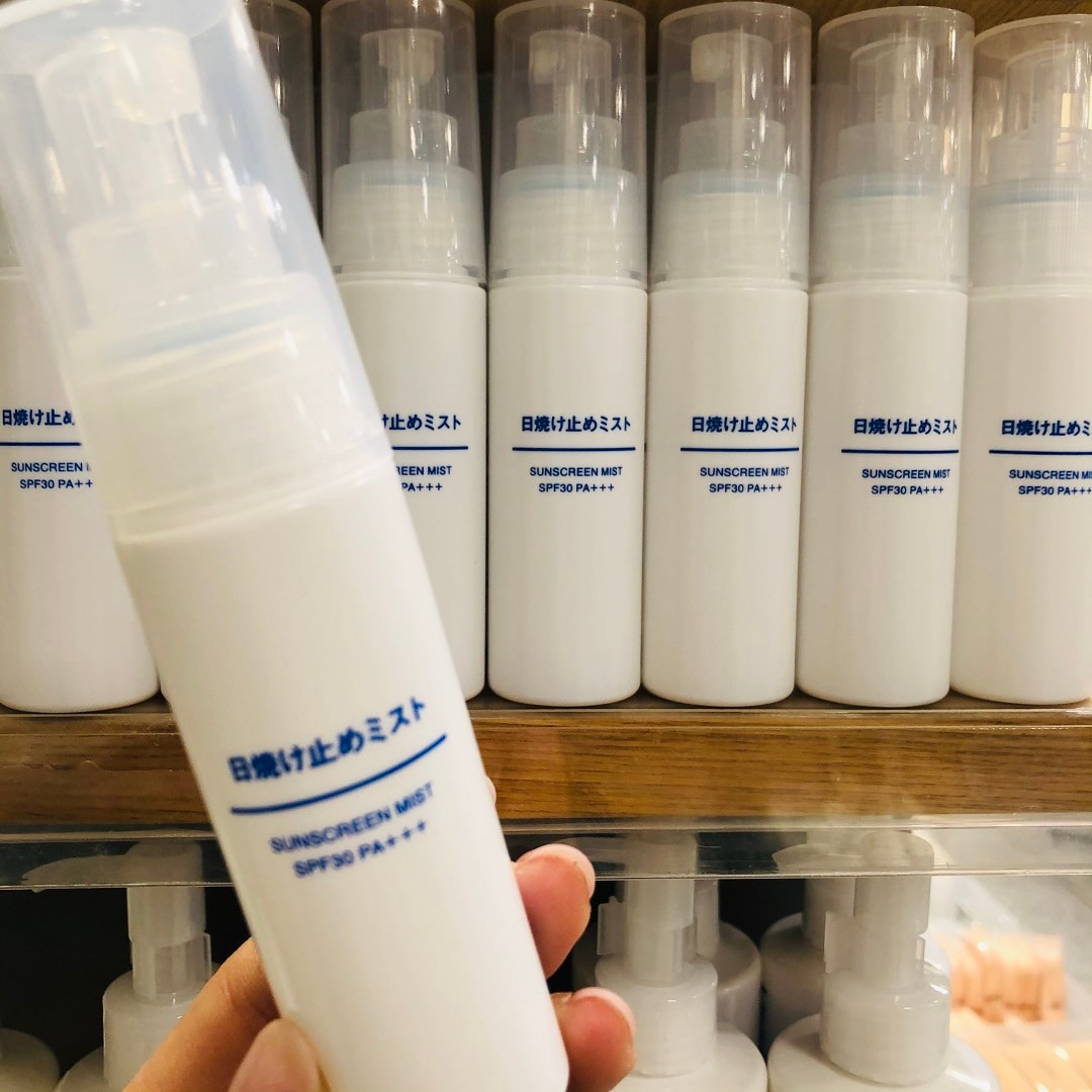けやきウォーク前橋】日焼け止めミスト。 ｜ 無印良品