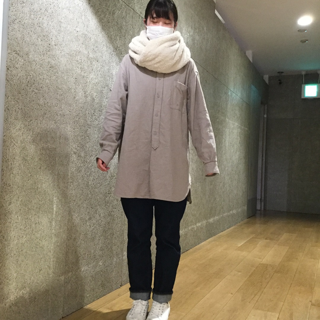 もこもこ着用