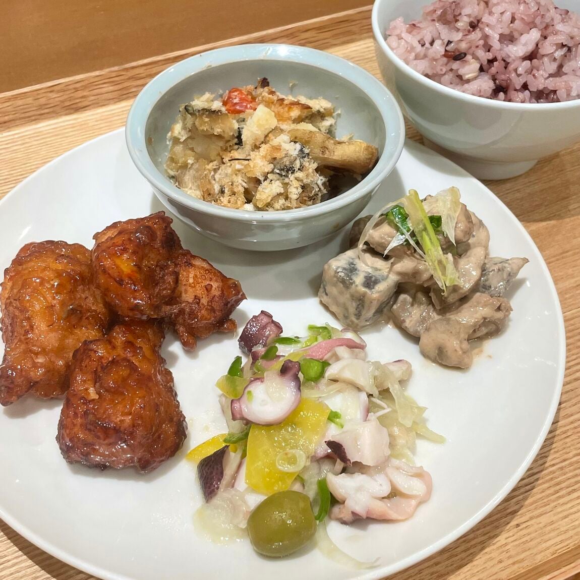 【Café＆MealMUJI近鉄四日市　さっぱりとした真だこのスペイン風マリネ】
