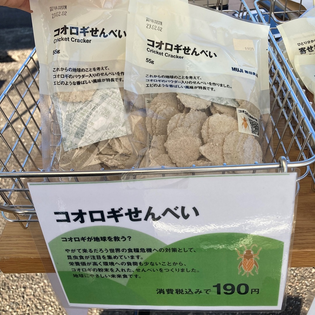 コオロギせんべい