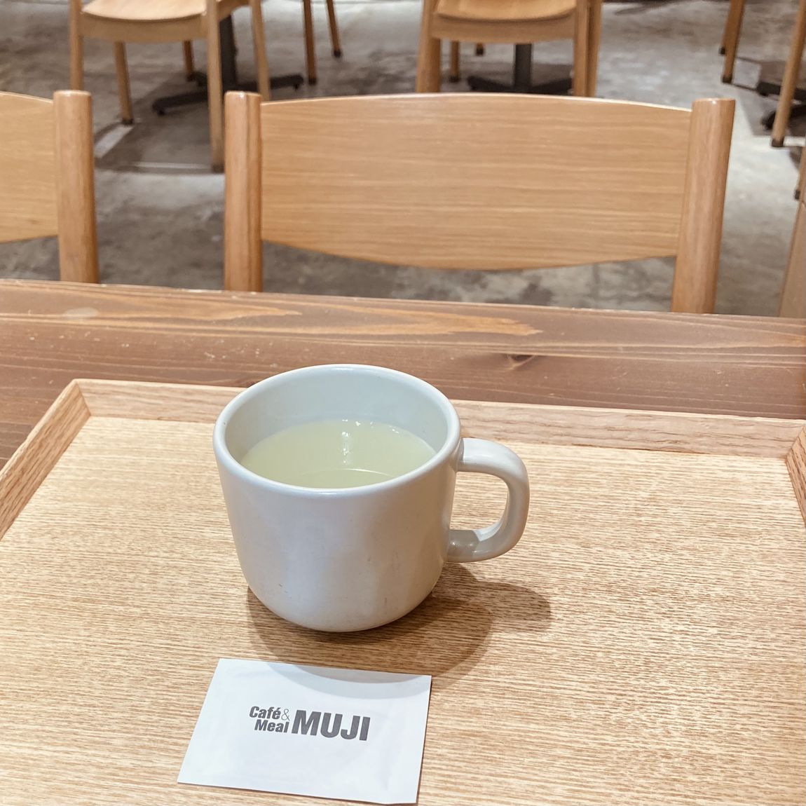 【Café＆Meal MUJI近鉄四日市】ホット柚子、ホットジンジャー