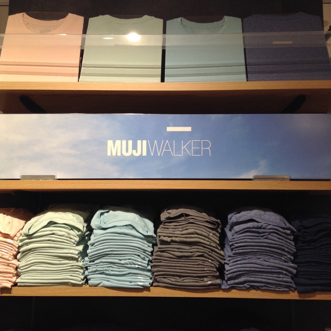 【ザ・モール仙台長町】店内のMUJI WALKERコーナー
