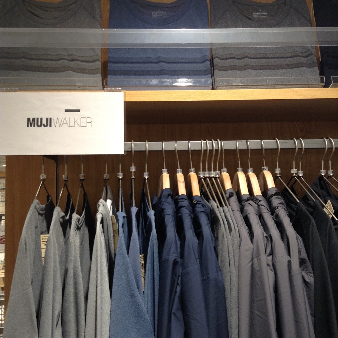 【ザ・モール仙台長町】店内のMUJI WALKERコーナー