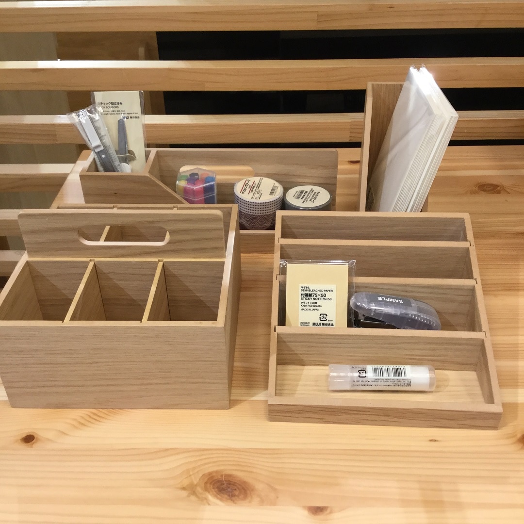 岡山ロッツ】木製小物収納| 無印良品 岡山ロッツ】木製小物収納| 無印良品