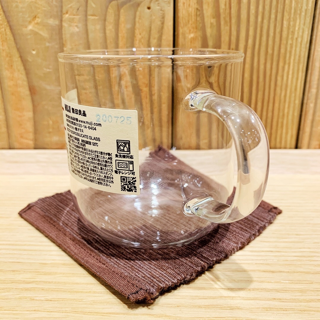 京阪モール 耐熱ガラス マグカップ 無印良品