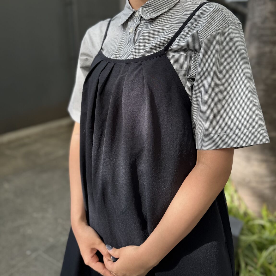 婦人 風を通す キャミソールワンピース