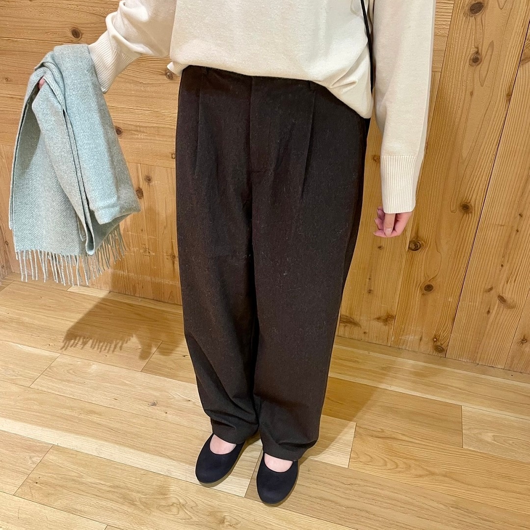 MUJI Labo ストレッチ 起毛 パンツ