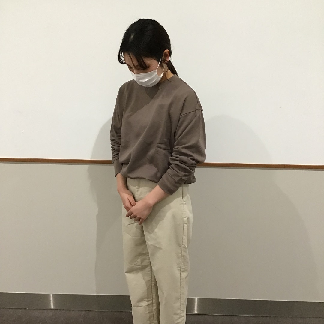 【ザ・モール仙台長町】度詰め裏毛トレーナー