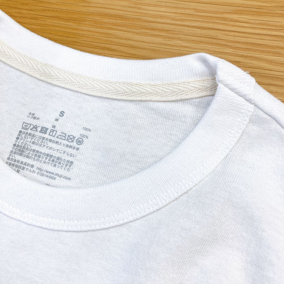 太番手天竺編みＴシャツ