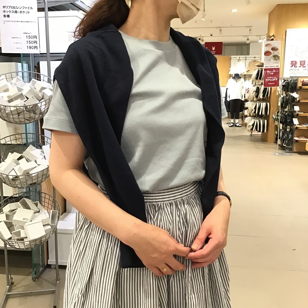 【ザ・モール仙台長町】スムース編みＴシャツ×カーディガン