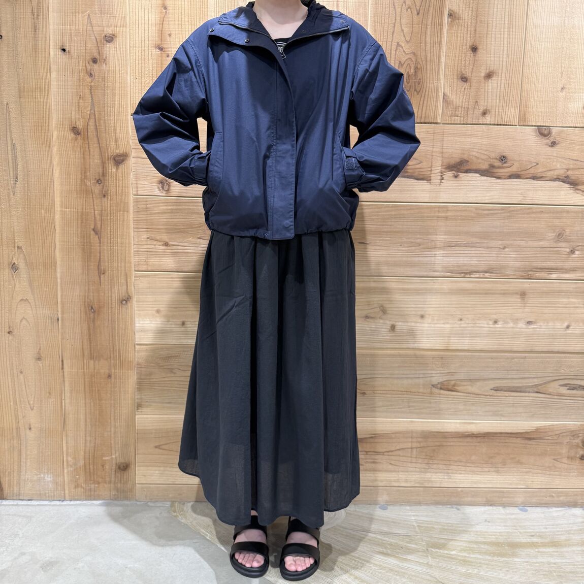 チャック閉じる