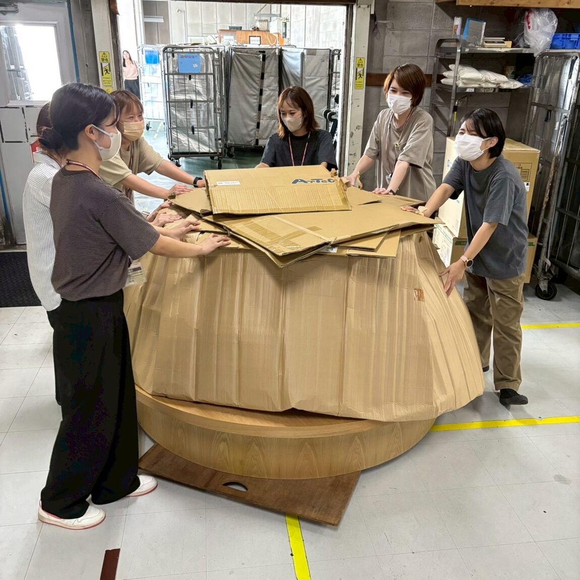 リニューアルオープンに向けて準備中