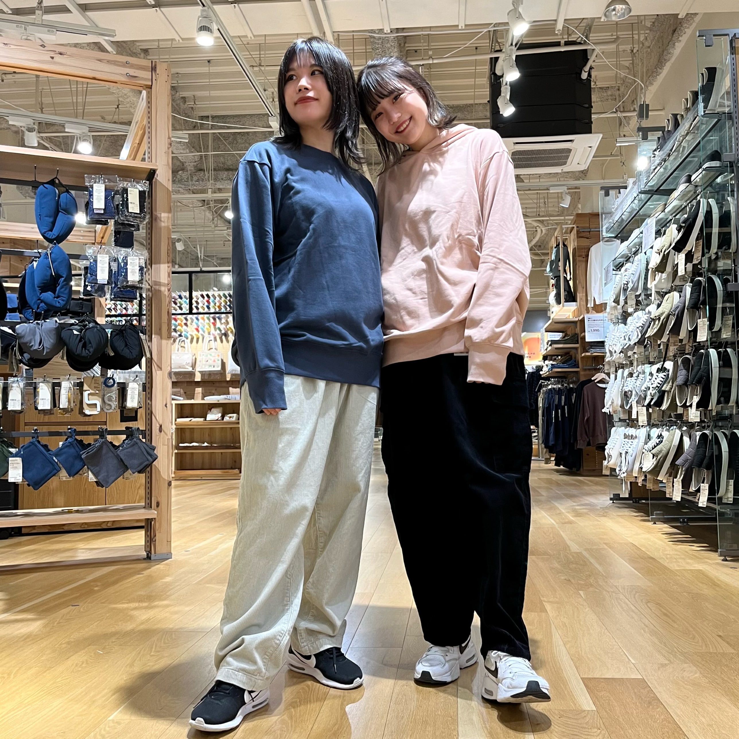 MUJI Labo  プルオーバーパーカー　スモーキーブルー　男女兼　 L〜XL