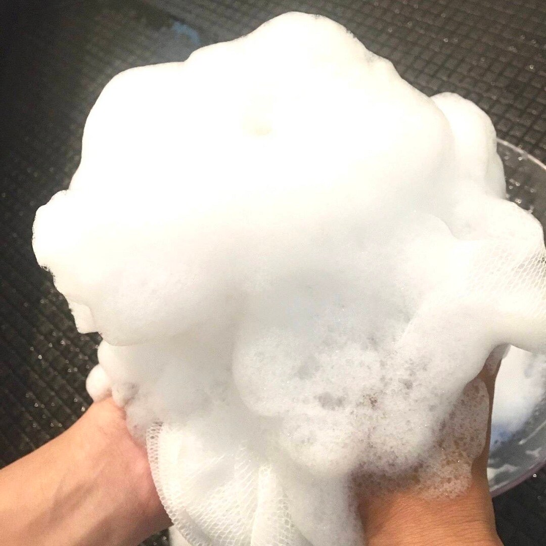 【イオンモール木曽川】のびのびネットでもこもこ泡