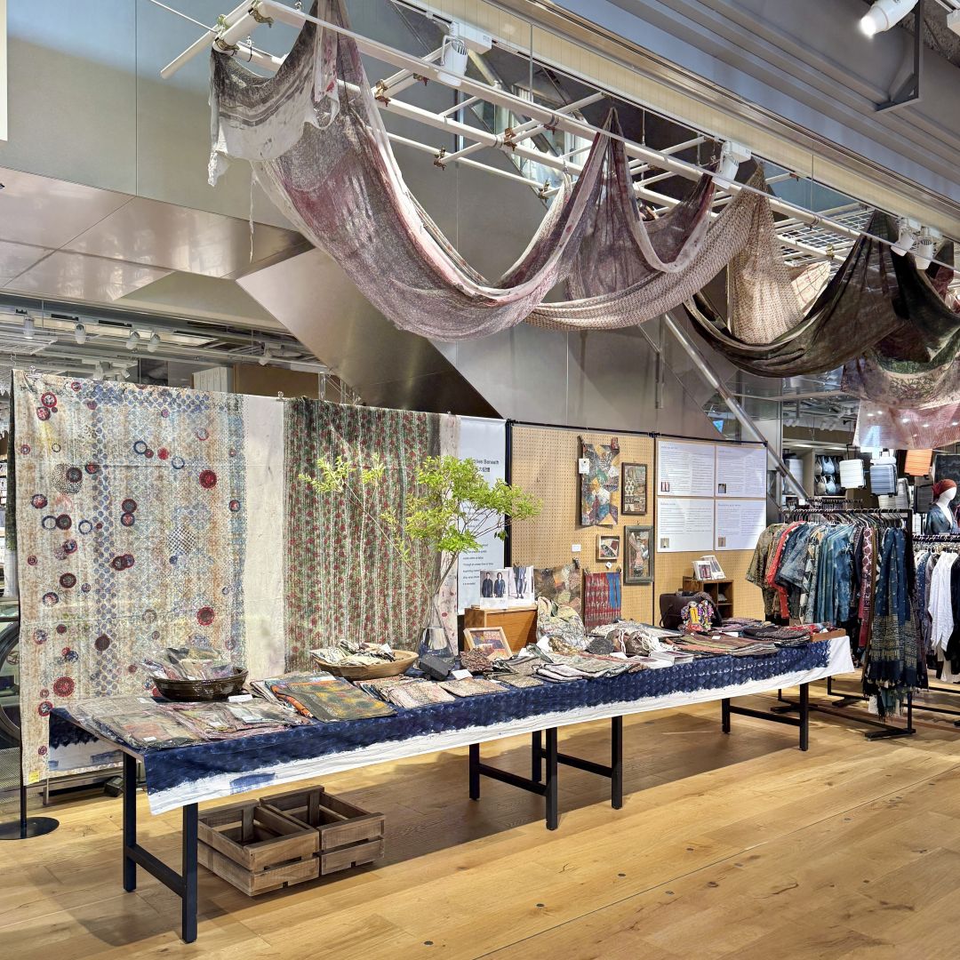 【銀座】rétela un fabric展 〜What lies Beneath〜 布の記憶 開催しています｜4F Open MUJI　